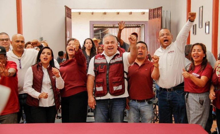 Morena Michoacán refuerza afiliación rumbo al proceso electoral: Jesús Mora