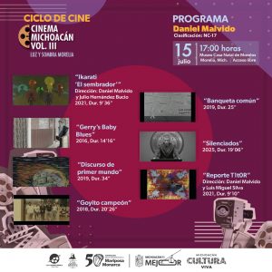 Vive una tarde de cine alternativo con Secum y Casa Natal de Morelos