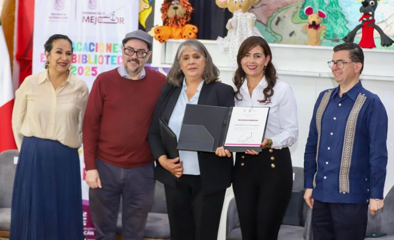 Bibliotecas reciben a miles de niñas y niños con cursos de verano: Gabriela Molina