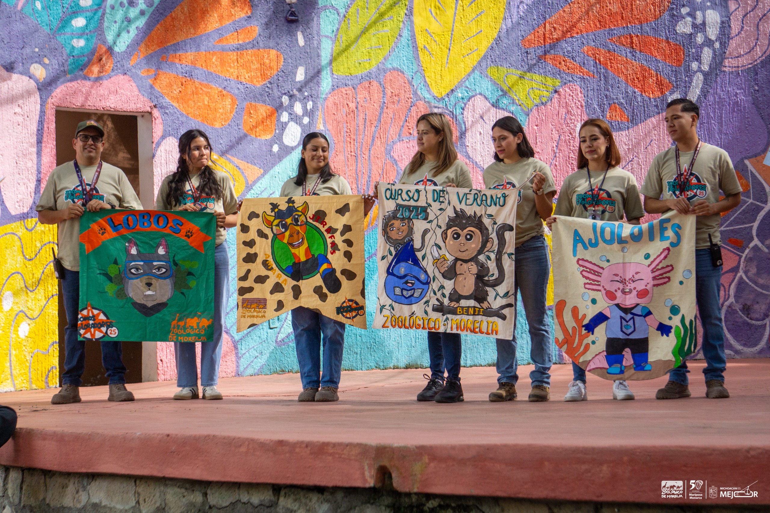 Cientos de nilñas y niños llenan de vida el Zoológico de Morelia este verano