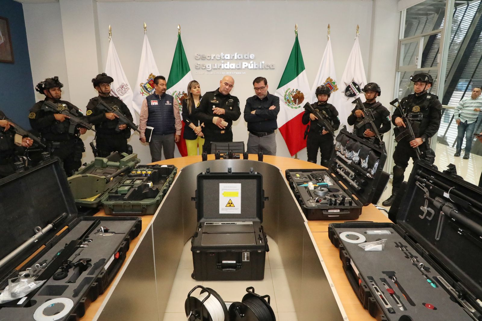SSP invierte 8 mdp en equipamiento de alta tecnología para detección de explosivos