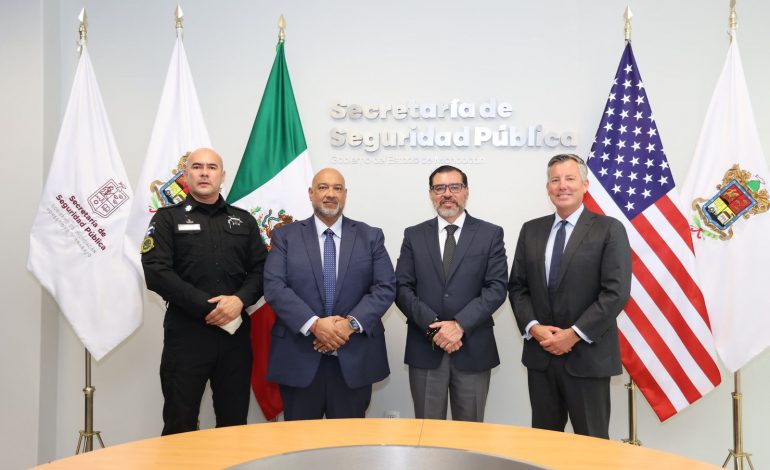SSP y autoridades de EUA se reúnen para mejorar trabajo antiexplosivos en Michoacán