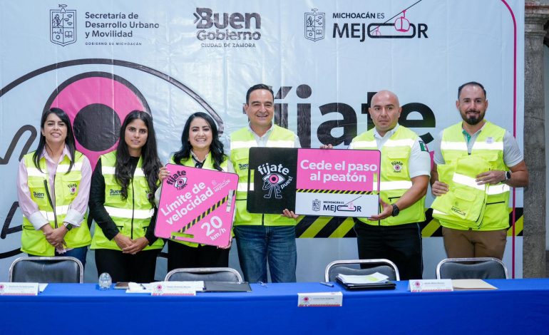 Se consolida campaña vial ¡Fíjate Pues! en Zamora: Gladyz Butanda