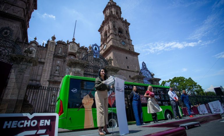 Inician pruebas de autobús eléctrico en Morelia: Gladyz Butanda