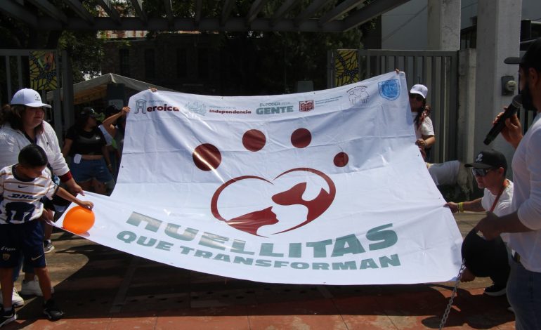 Toño Ixtláhuac promueve conciencia y protección animal con caminata ciudadana