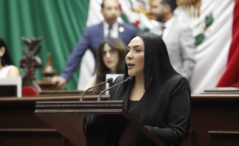 GPPRI da voto de confianza a nuevo Fiscal; necesario fortalecer la FGE para recuperar la paz en Michoacán: Adriana Campos Huirache