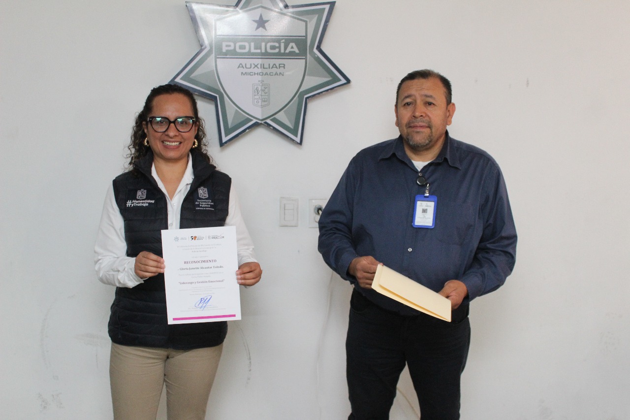 Policía Auxiliar impulsa capacitación en gestión policial con enfoque humano