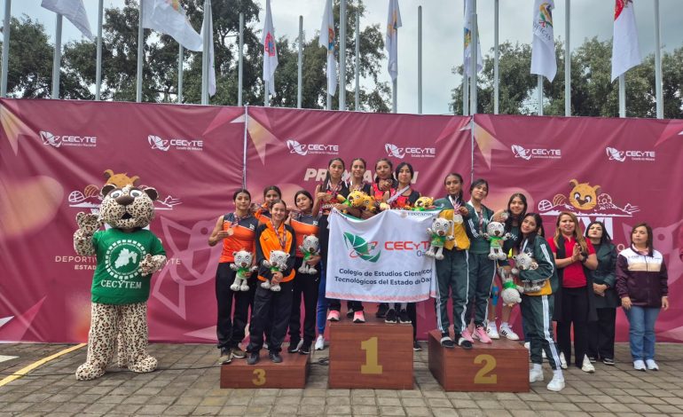 Estudiantes Cecytem conquistan 14 medallas en nacional deportivo
