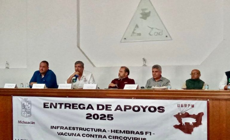 Sader entrega 50 mil dosis de vacunas para combatir el circovirus porcino