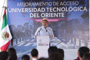 Arranca Bedolla construcción de avenida a la Universidad Tecnológica del Oriente