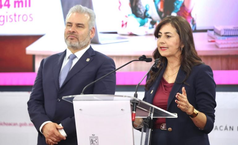 Michoacán concluye su tercer ciclo escolar completo y se afianza la estabilidad educativa: Gabriela Molina