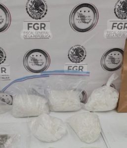 POR POSESIÓN DE METANFETAMINA, FGR OBTIENE VINCULACIÓN A PROCESO CONTRA UNA PERSONA