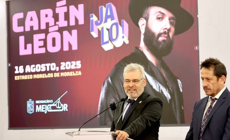 ¡Donar para disfrutar! Bedolla invita a fans de Carín León a participar en dinámica para concierto
