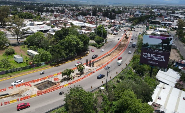 Distribuidor de salida a Pátzcuaro, una solución vial para el sur de la ciudad: SCOP