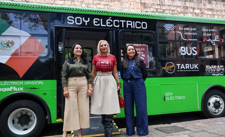 Autobús eléctrico 100 % mexicano inició pruebas hoy en Morelia: ITransporte