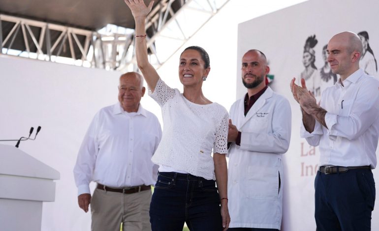 PRESIDENTA CLAUDIA SHEINBAUM INAUGURA SALA DE HEMODINAMIA DEL HOSPITAL GENERAL DE LA PAZ Y ANUNCIA 300 MDP DE INVERSIÓN ADICIONAL PARA FORTALECER AL IMSS BIENESTAR EN BCS