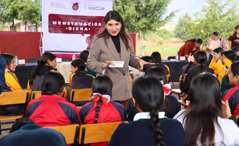 Seimujer impulsa justicia menstrual en Michoacán, más de 4 mil mujeres beneficiadas