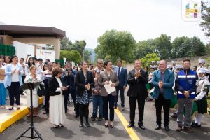 ​Jeovana Alcántar, inauguró la pavimentación asfáltica del camino de acceso al CBTF No.6, y andador de dicha institución educativa.