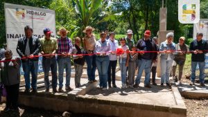 ​Jeovana Alcántar, inauguró el tanque de almacenamiento de Agua Potable en la comunidad del Cortijo
