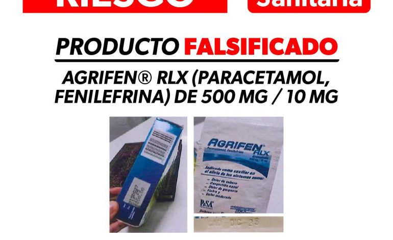 SSM emite alerta sanitaria por producto falsificado Agrifen