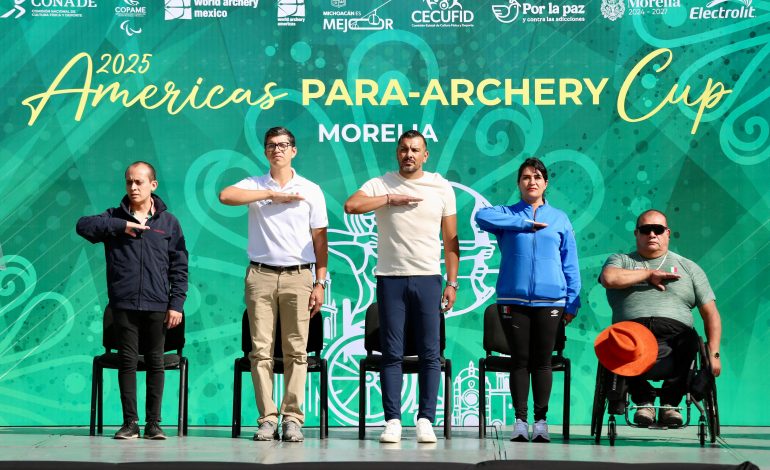 Cecufid inaugura Primera Copa Américas de Paratiro con Arco Morelia 2025