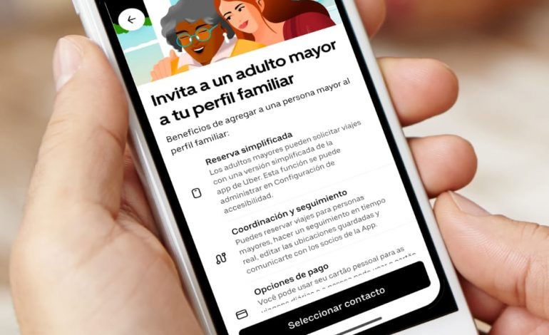 Llega a Morelia la versión de la app de Uber para adultos mayores
