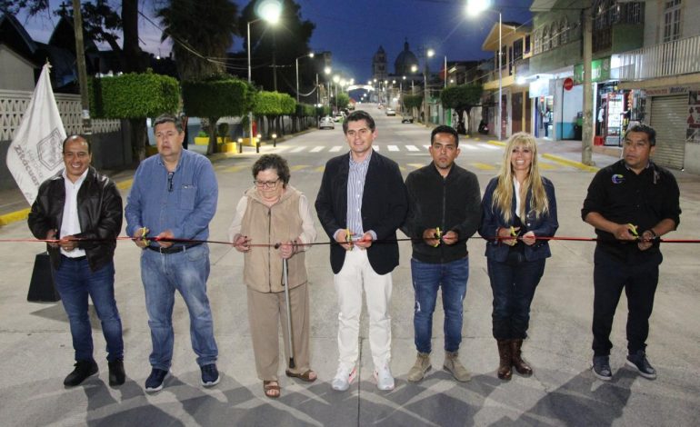 TOÑO IXTLÁHUAC INAUGURA PRIMERA ETAPA DE LA REHABILITACIÓN DE LA AVENIDA HIDALGO