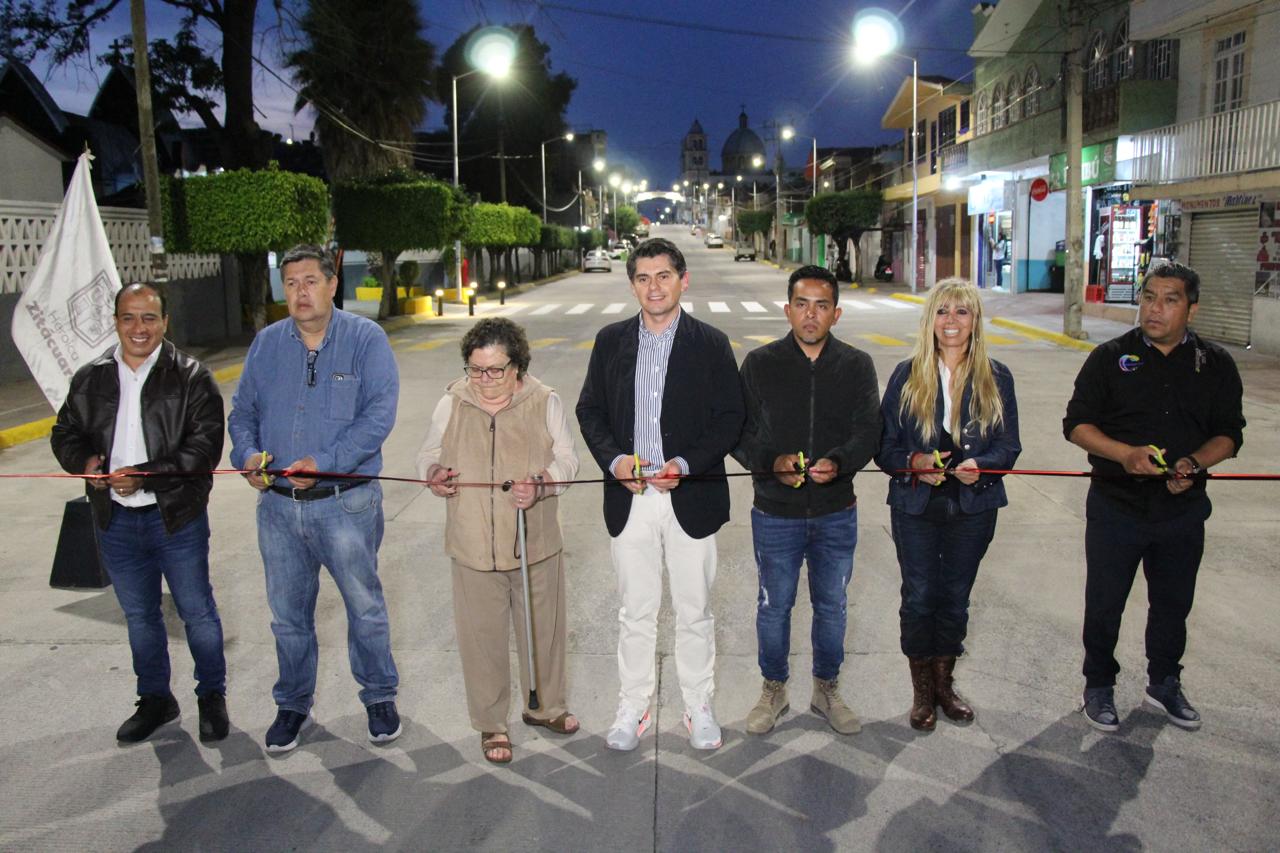 TOÑO IXTLÁHUAC INAUGURA PRIMERA ETAPA DE LA REHABILITACIÓN DE LA AVENIDA HIDALGO