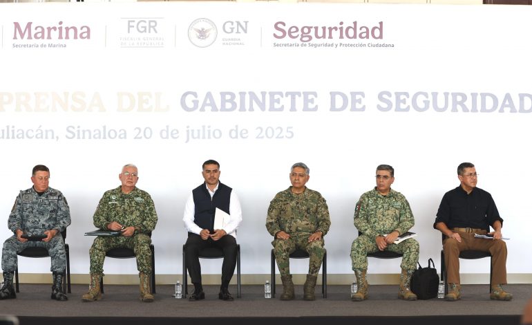 DEVOLVER LA PAZ A SINALOA, UNA PRIORIDAD DEL GOBIERNO DE MÉXICO