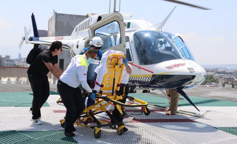 Helicópteros del estado agilizan atención de emergencias: SSP