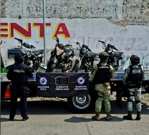 Durante un operativo fueron  aseguradas cuatro motocicletas abandonadas