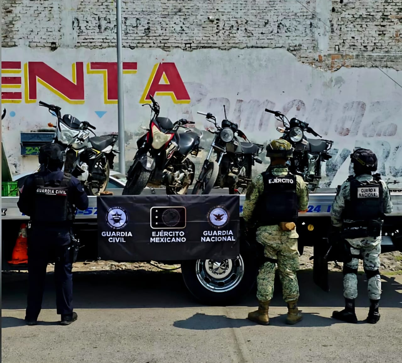 Durante un operativo fueron  aseguradas cuatro motocicletas abandonadas