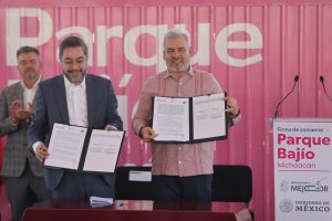 Firma Bedolla convenio para primer Polo de Desarrollo Económico para el Bienestar del país