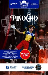 Somos Teatro presentará la segunda temporada de la obra «Pinocho»