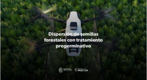 Arranca reforestación por aire; con drones se lanzarán más de 200 mil semillas: Bedolla
