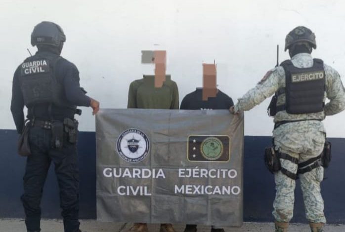 POR POSESIÓN DE ARMAS OBTIENE FGR VINCULACIÓN A PROCESO CONTRA DOS PERSONAS