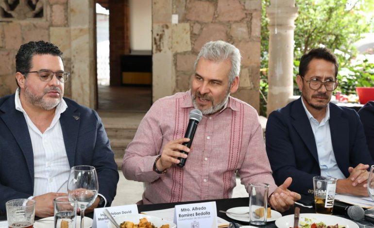 Industriales se suman al impulso del Parque Bajío como Polo del Bienestar: Bedolla.