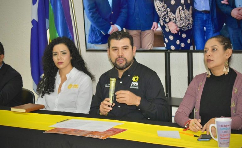 Dirigente del PRD en Michoacán respalda a Torres Piña para la Fiscalía General del Estado