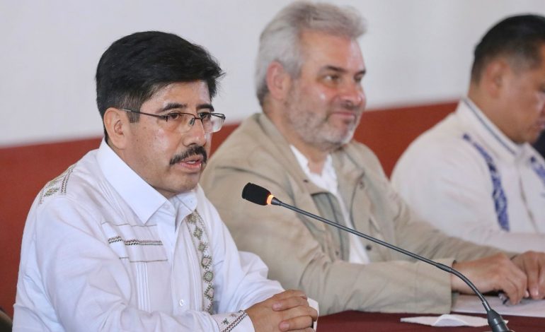 Bedolla refrenda a Hugo Aguilar Ortiz respaldo de Michoacán para transformar sistema de justicia en México.
