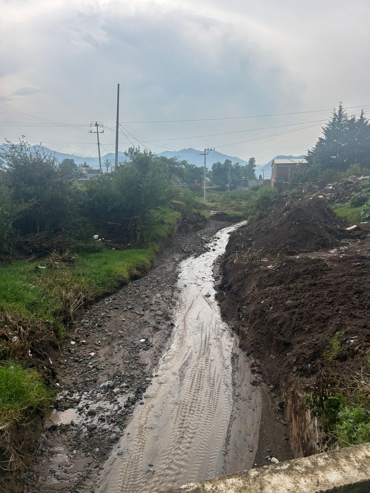 Sin Novedad Tras Tromba Vespertina en Ciudad Hidalgo.