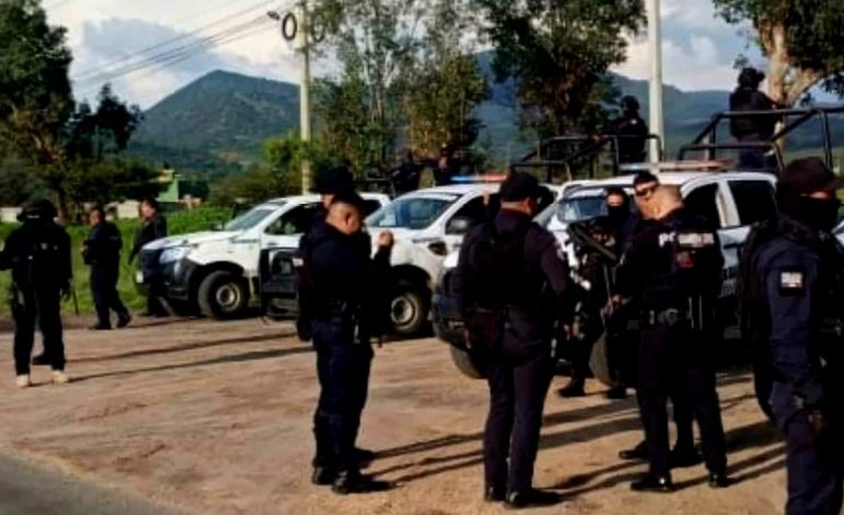 Refuerzan seguridad en Zinapécuaro tras reporte de disparos.