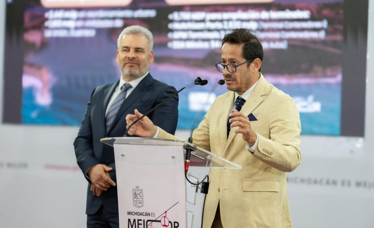 Puerto de Lázaro Cárdenas avanza como plataforma logística del Pacífico: Sedeco.