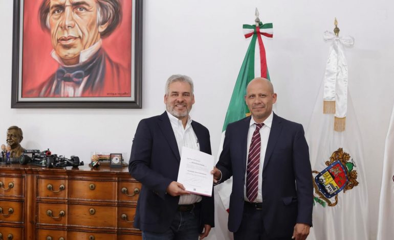 Nombra Bedolla a Sergio Miguel Cedillo como coordinador general de Gabinete