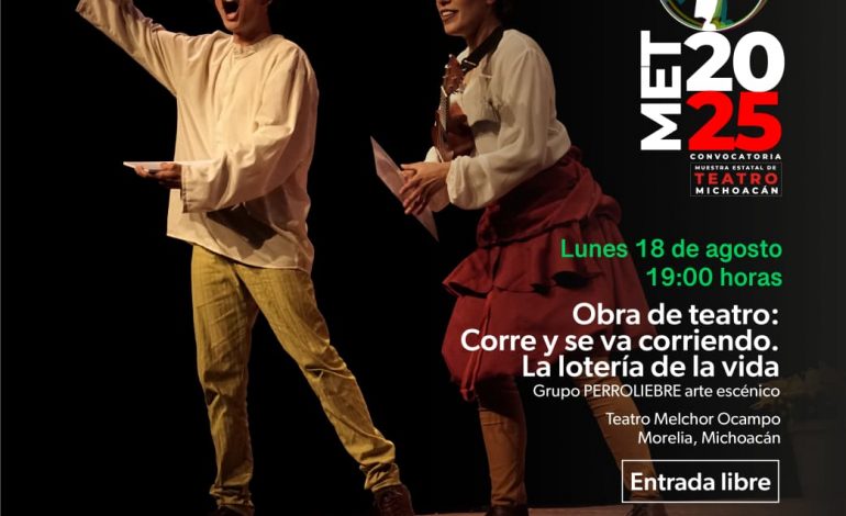 ¡Vamos al teatro! Arranca este lunes muestra estatal en Morelia y Uruapan: Secum