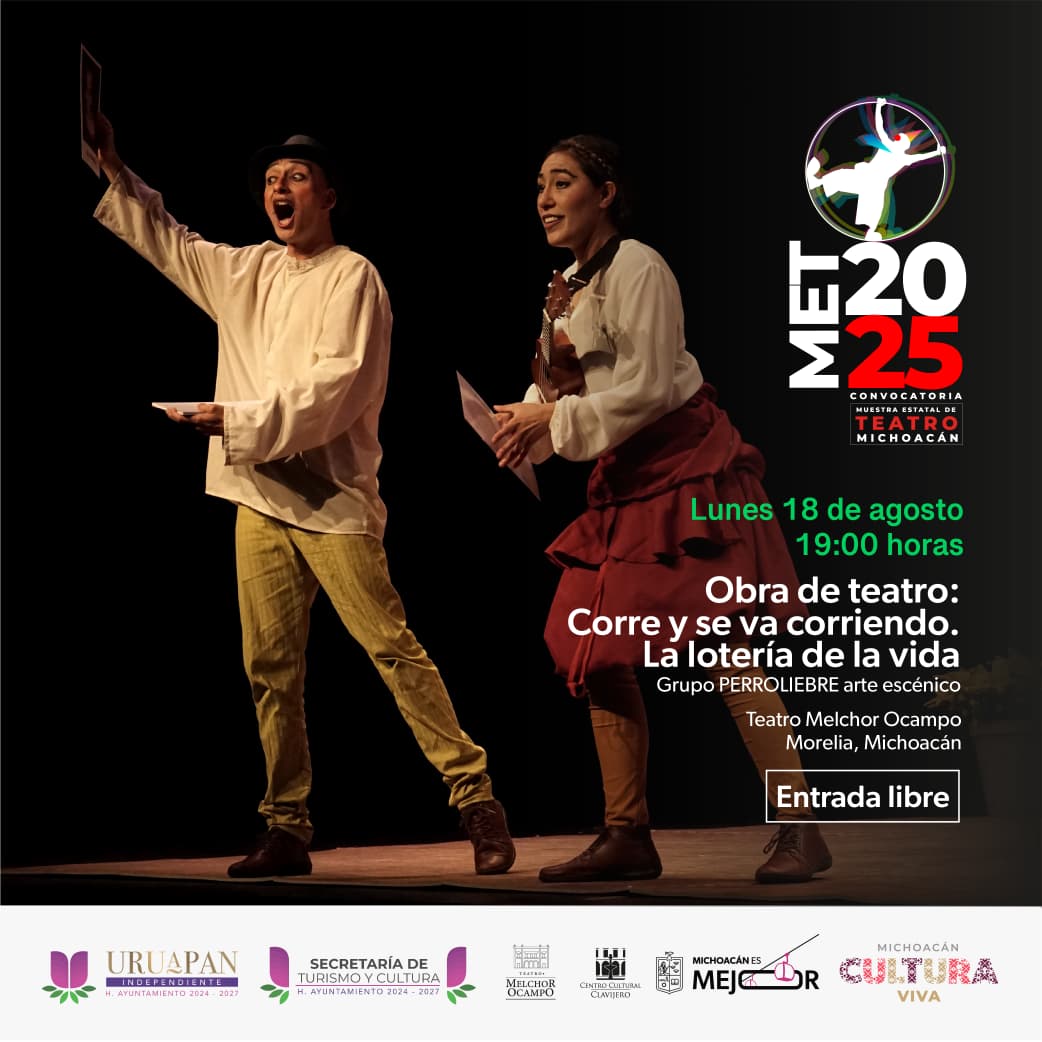 ¡Vamos al teatro! Arranca este lunes muestra estatal en Morelia y Uruapan: Secum