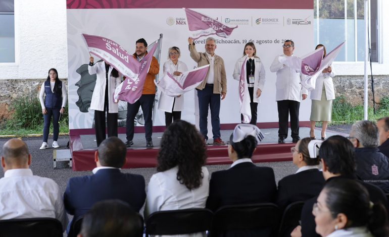 Bedolla arranca en Michoacán las Rutas de la Salud para la distribución de medicamentos