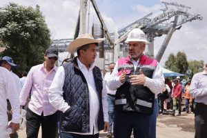 Avanza construcción del teleférico en Uruapan, supervisa Bedolla trabajos de infraestructura