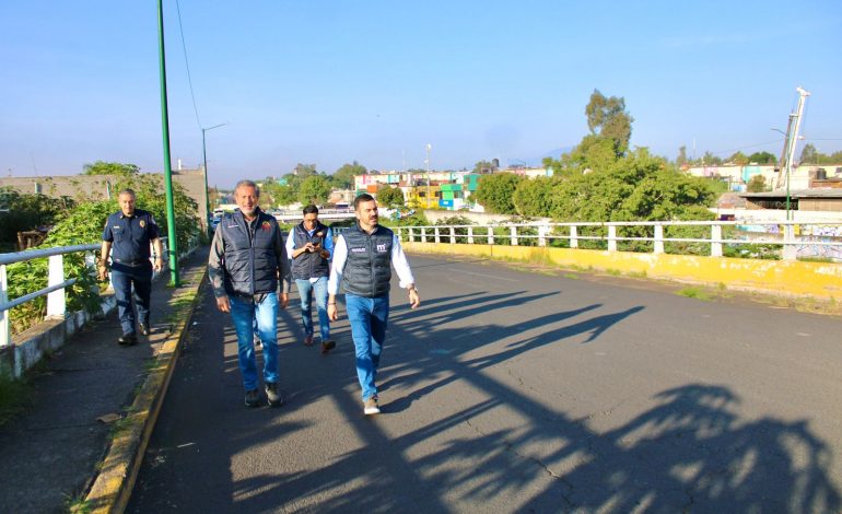 Yankel Benítez supervisa niveles de ríos y drenes de Morelia