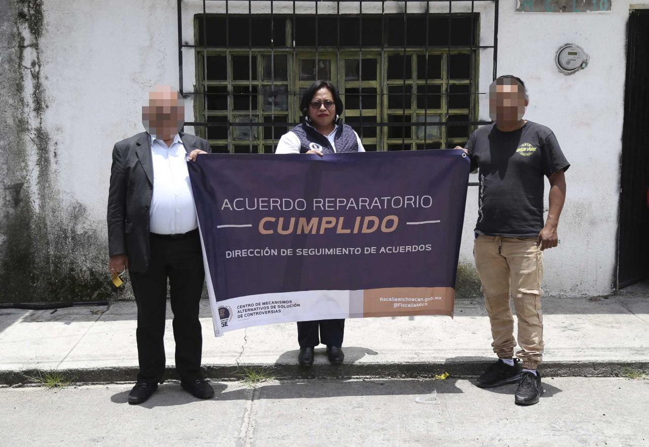 CMASC celebra acuerdo reparatorio en favor de una mujer víctima de despojo; su inmueble fue recuperado