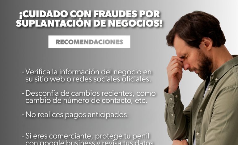 SSP te dice cómo detectar nuevo fraude de suplantación de negocios en línea